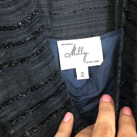 Navy Milly Party Dress - Picture 2 of 2